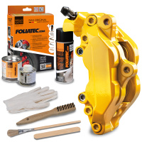 FOLIATEC - barva na brzdov� t�meny Performance �lut� leskl� (3-d�ln� sada)
