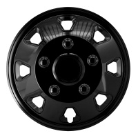 Poklice na kola 15" model Utah II (barva černá) - 4 kusy Poklice na kola 15" model Utah II (barva černá) - 4 kusy