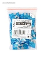 Pojistky nožové 15 Amp 50ks polybag Pojistky nožové 15 Amp 50ks polybag