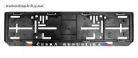 Podlo�ka pod SPZ �ern� s n�pisem �esk� republika