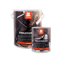 Zingatarfree - 1K vlhkost� vytvrzuj�c� polyuretanov� barva doporu�en� pro pou�it� v duplexn�m syst�mu s produktem ZINGA na ocelov� p�edm�ty pono�en� nebo vlo�en� do zem� - balen� 1kg